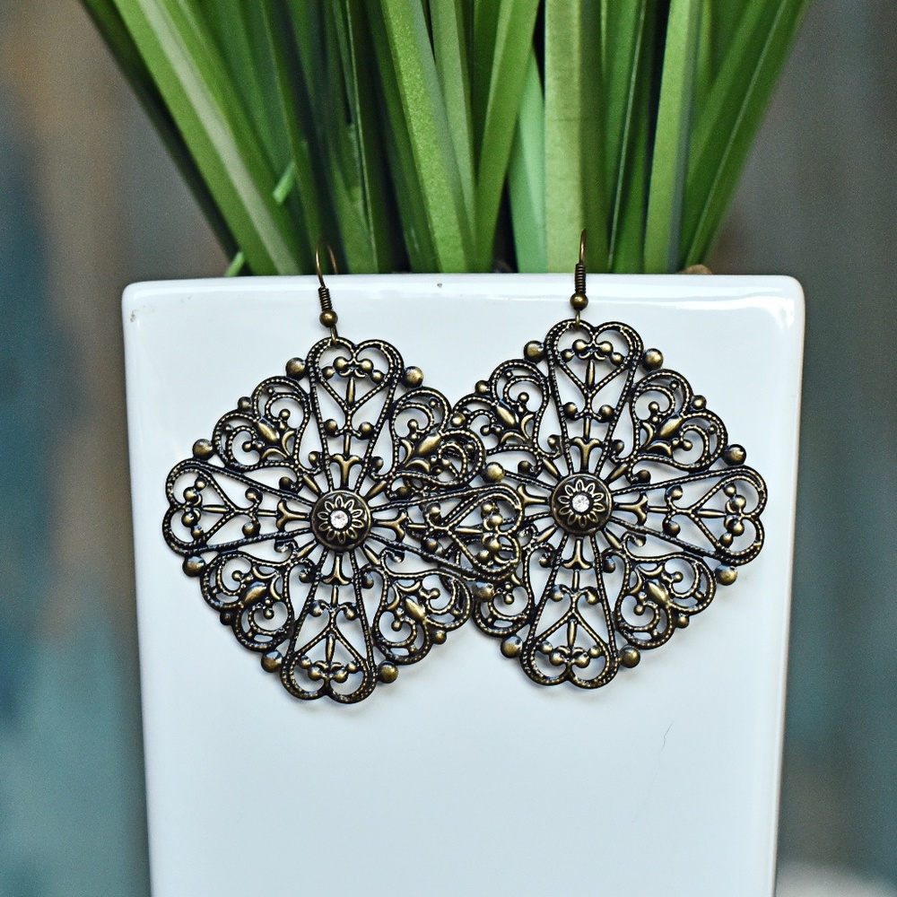 Hand-painted earrings